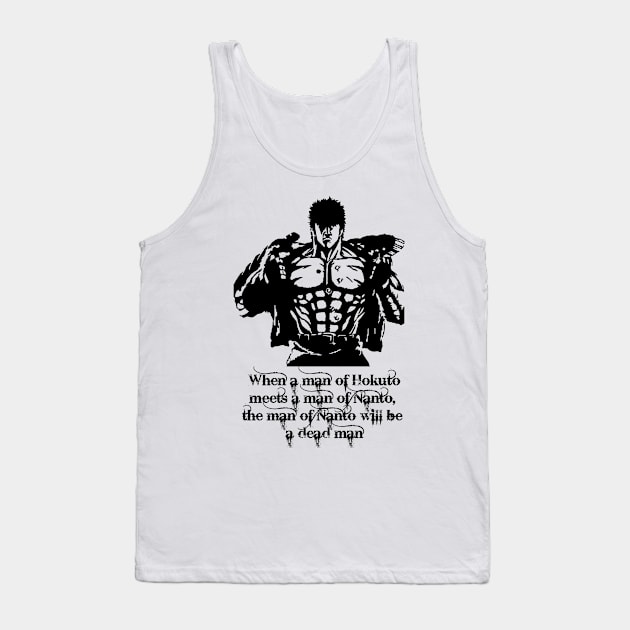 when a man of Hokuto Tank Top by horrorshirt